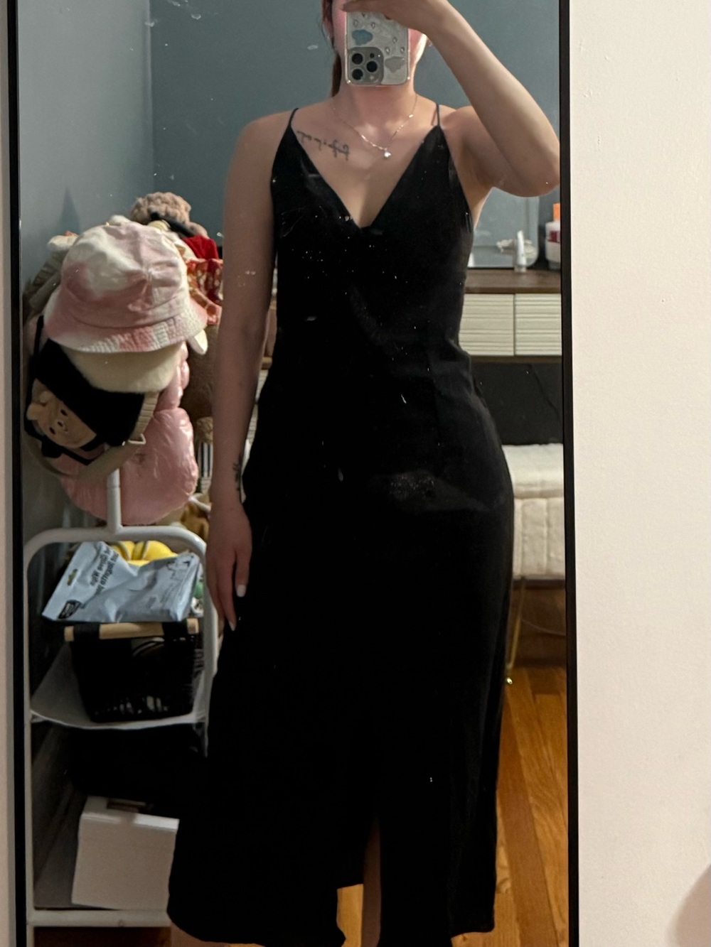 H&M Classic Black Slip Dress